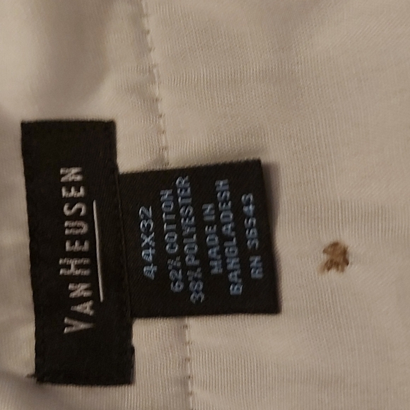 Van Heusen Mens Tan Flat Front Tan Khakis - Picture 5 of 5